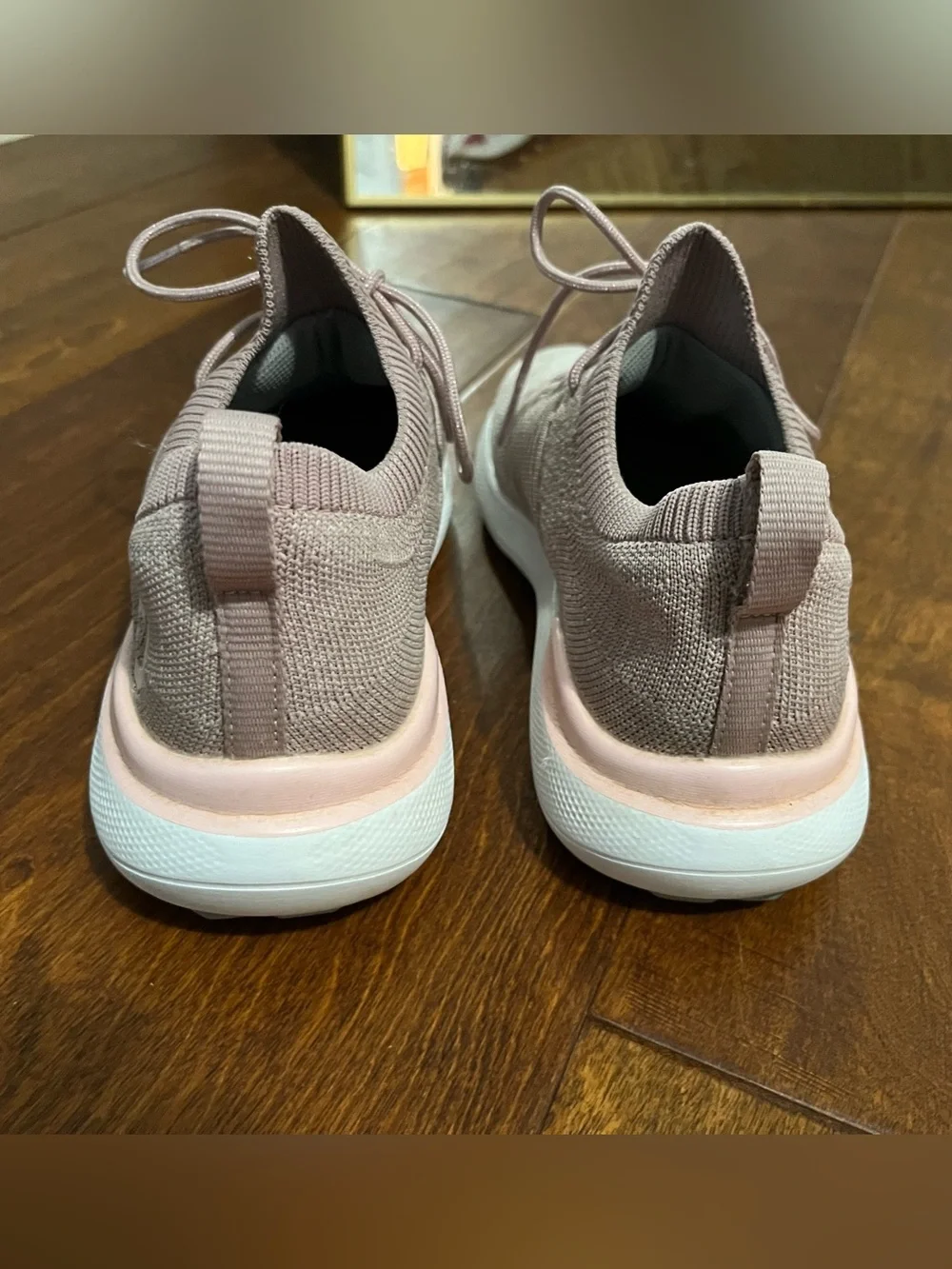 FootJoy Women's Golf Shoe in Dusty Pink and White